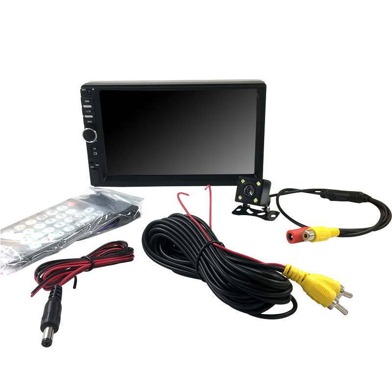 Universal 7inch Car Mp5 Player 2Din Dual-Dvd Player with Reversing Bluetooth Radio 7018B Car Mp5 Player