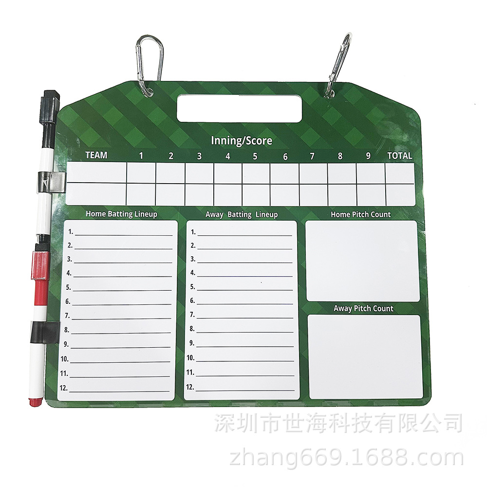 Cross-border in stock Baseball Magnetic Tactical Board Coach Board Basketball Football Tactical Board Can Write Demonstration Command Tactics