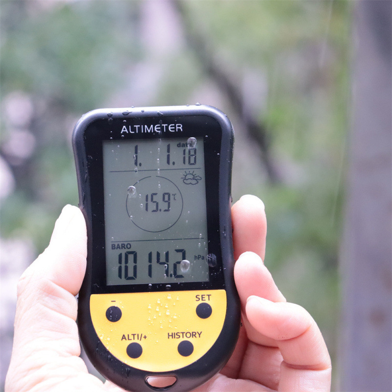 Альтиметр для горных восхождений, термометр, барометр для рыбалки