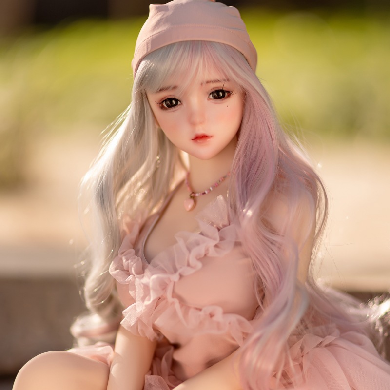 Small Physical Anime Silicone Doll for Men, Two-Dimensional Life-Size Figure, Insertable for Masturbation, Realistic Female Version