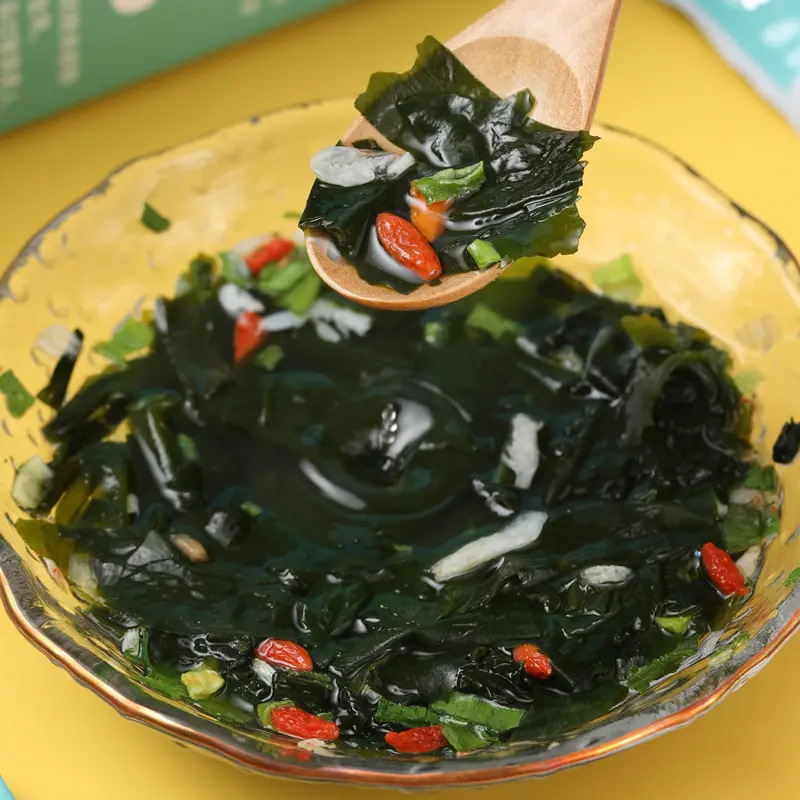 Wholesale Wakame and Dried Shrimp Soup, Small Household Packaging, Seafood Soup Mix, Breakfast Instant Soup, No-Cook Instant Meal