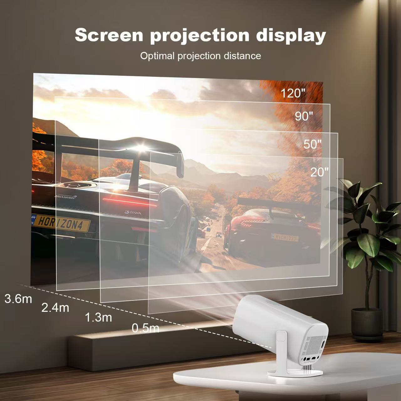 Cross-border P30 Projector Bedroom Wall 4K HD 150 Lumens Mini Office Home Portable Gun Projector