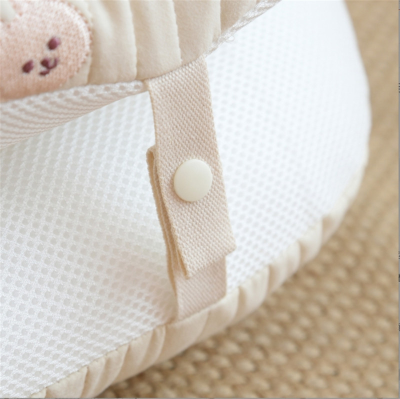 New ins South Korea newborn cotton quilted portable two-side mattress mattress 3D breathable mesh pad wholesale