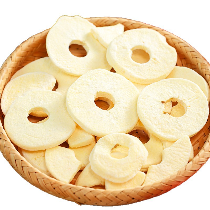 Freeze-Dried Apple Crisps 100g Dehydrated Fruits and Vegetables Office Snacks Small Package Apple Crisps
