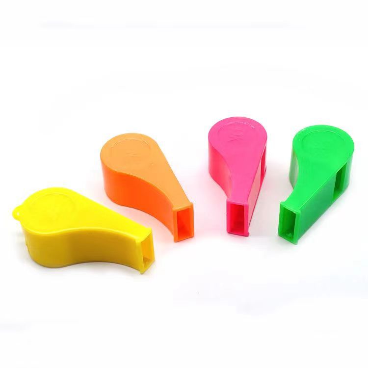 Color toy whistle referee children's whistle small OK shape whistle without rope cheer fans game supplies