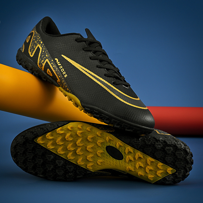 New Adult Football Shoes Cross-border C Luo Boys and Girls Teenagers and Children Students Spike AG Broken Nail TF Training Shoes
