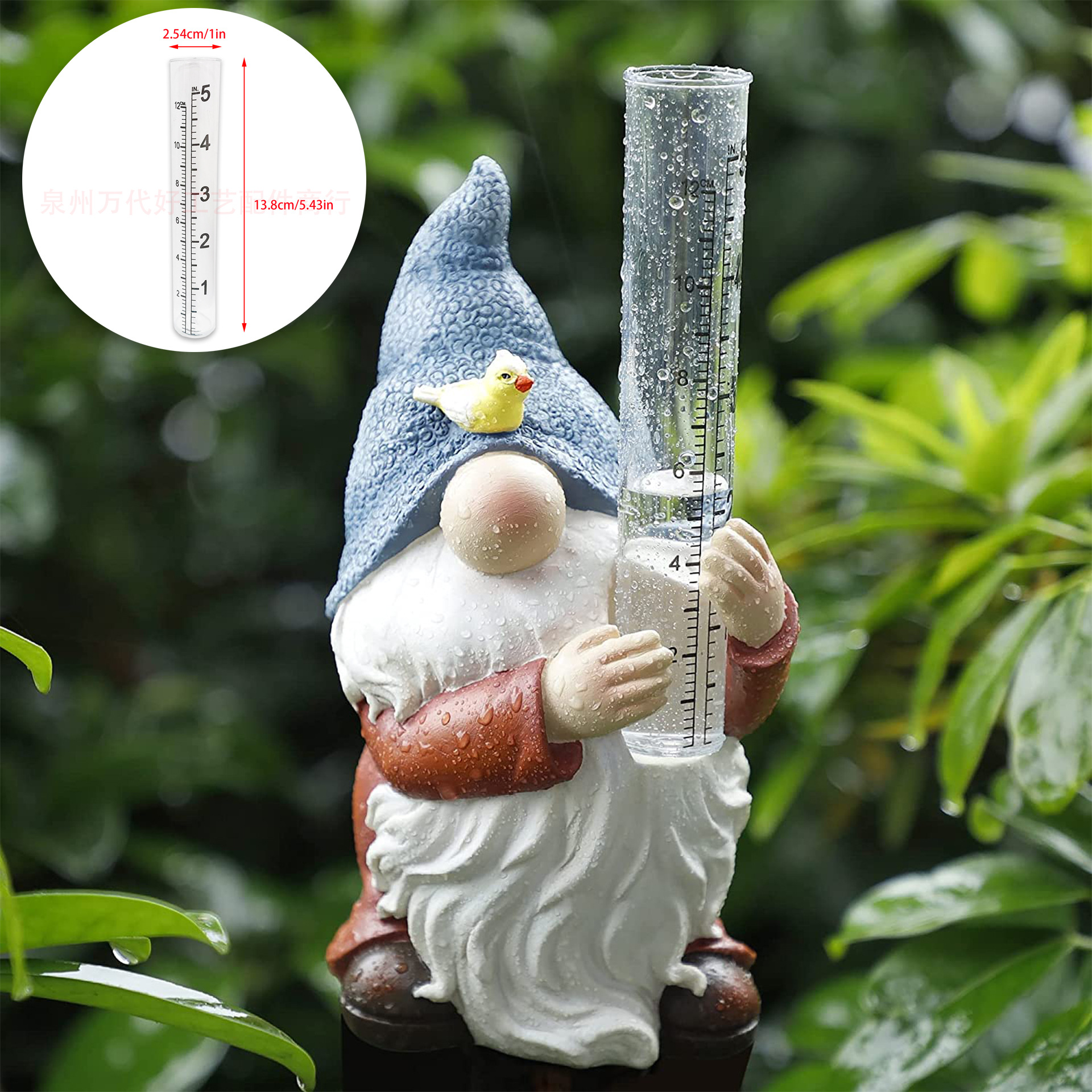 Plastic scale test tube Garden Glass rain gauge cross-border hot selling rain collector outdoor iron rain gauge
