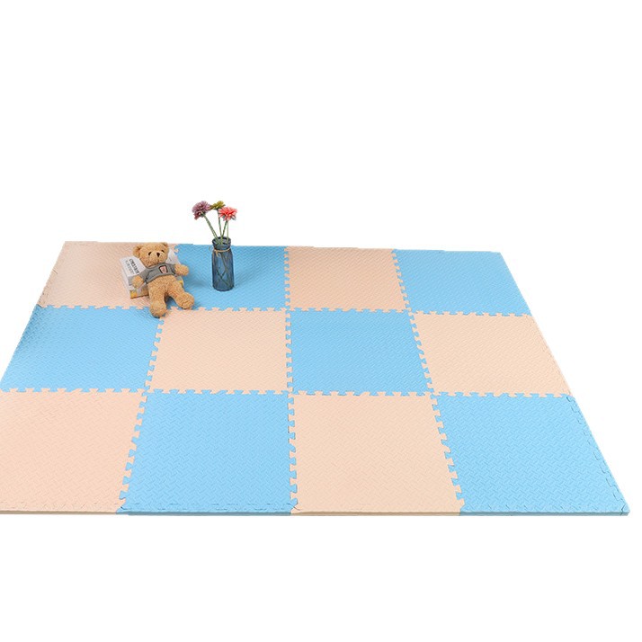 Foam Floor Mat Stitching Solid Color Sound Insulation Puzzle Living Room Dormitory 60 Thickened Children's Large Floor Mat Baby Crawling Mat