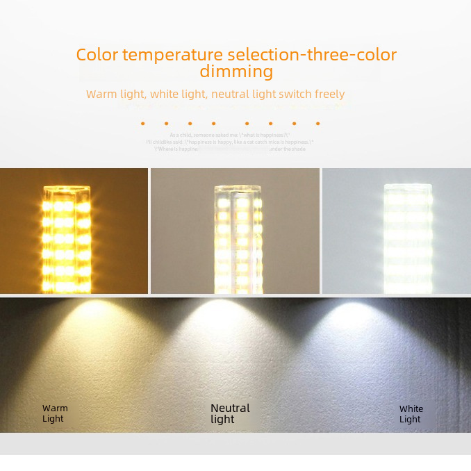 g4led lamp beads 12V low voltage dc corn bubble light source silicone patch special factory wholesale