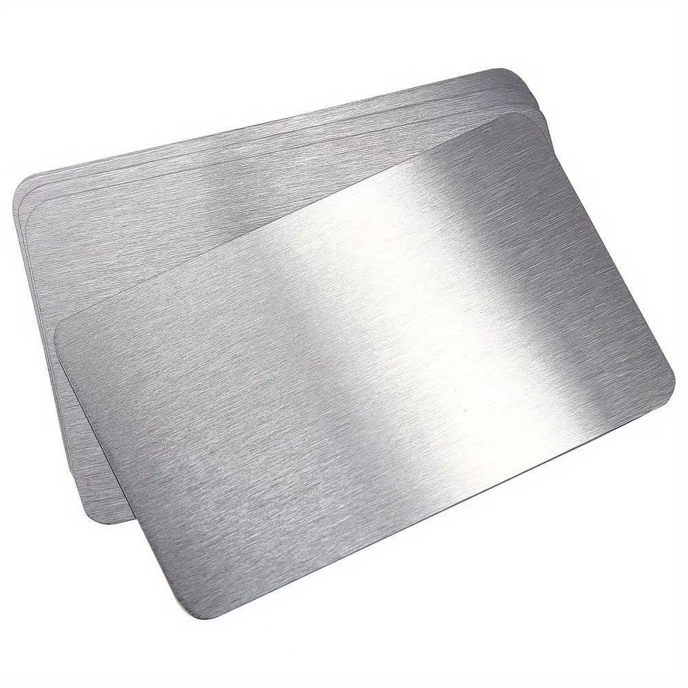 Stainless Steel Glossy Brushed Cards Can Be Reserved with Laser Copywriting, Support Printing and Other Gift-Giving Personalized Nameplates