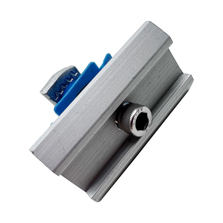 Customized Hot-Dip Galvanized Solar Panel Medium Voltage Block Photovoltaic Accessories Medium Voltage Edge Pressure Combination Zinc-Aluminum-Magnesium Photovoltaic Medium Voltage Block