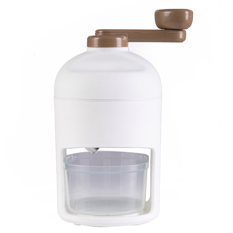 Summer Manual Shaved Ice Maker, Continuous Ice Maker, Milk Ice Crusher, DIY Smoothie Maker, Portable Hand-Cranked for Summer
