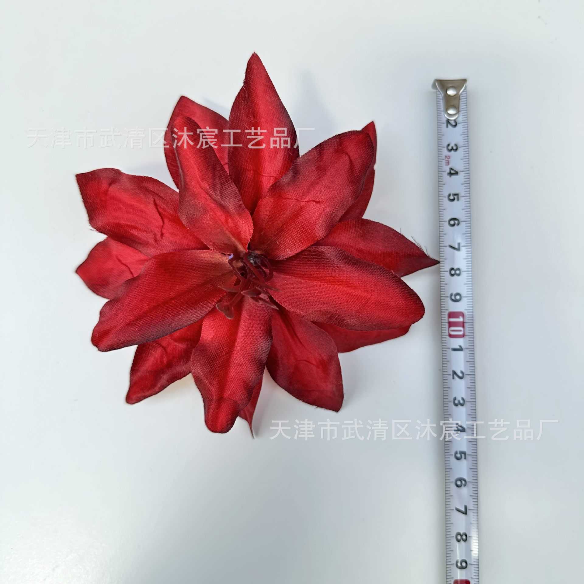 Artificial Small Lily Flower Head Hand-made Artificial Flower Hairpin Hair Accessories DIY Headwear Duckbill Clip Side Clip
