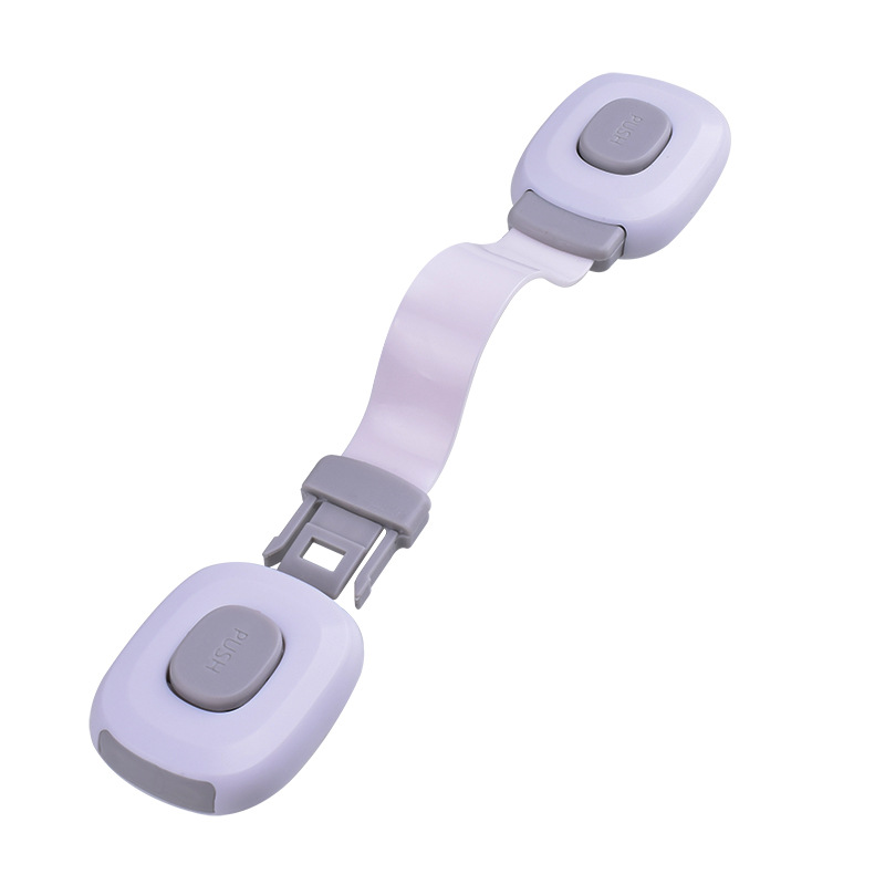 Multi-functional children's refrigerator safety lock cabinet drawer toilet lock cabinet door lock punch-free lock buckle cross-border hot sale