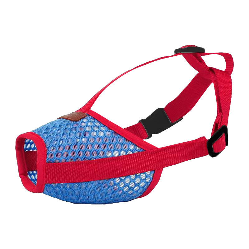 in stock Fashion New Dog Mouth Cover Anti-bite Barking Dog Mask Small Dog Chai Dog Cover Mouth Cover