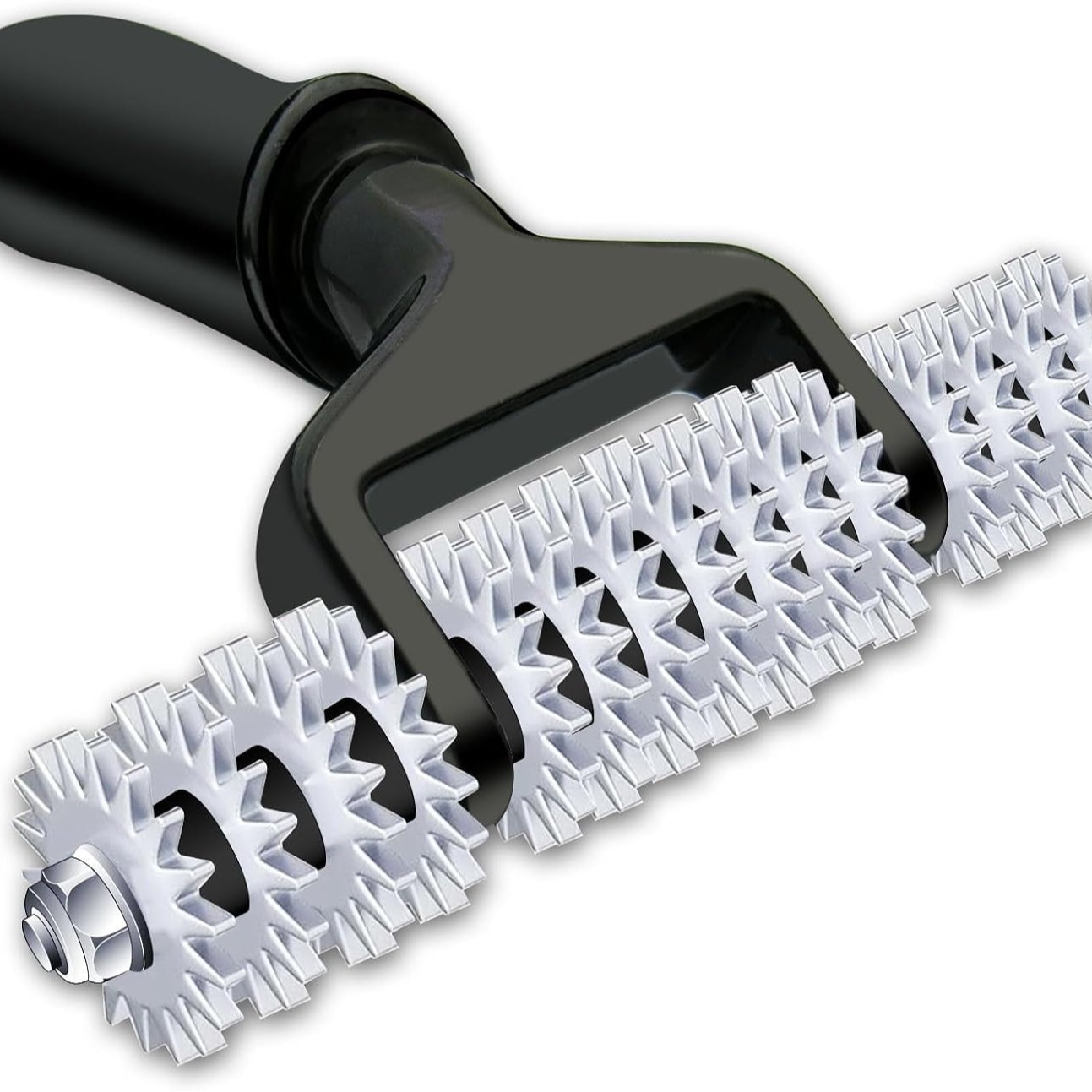 Ролик для прессования ковров Jn100-01, зубчатый ролик, инструмент для уплотнения швов ковра, 5 дюймов