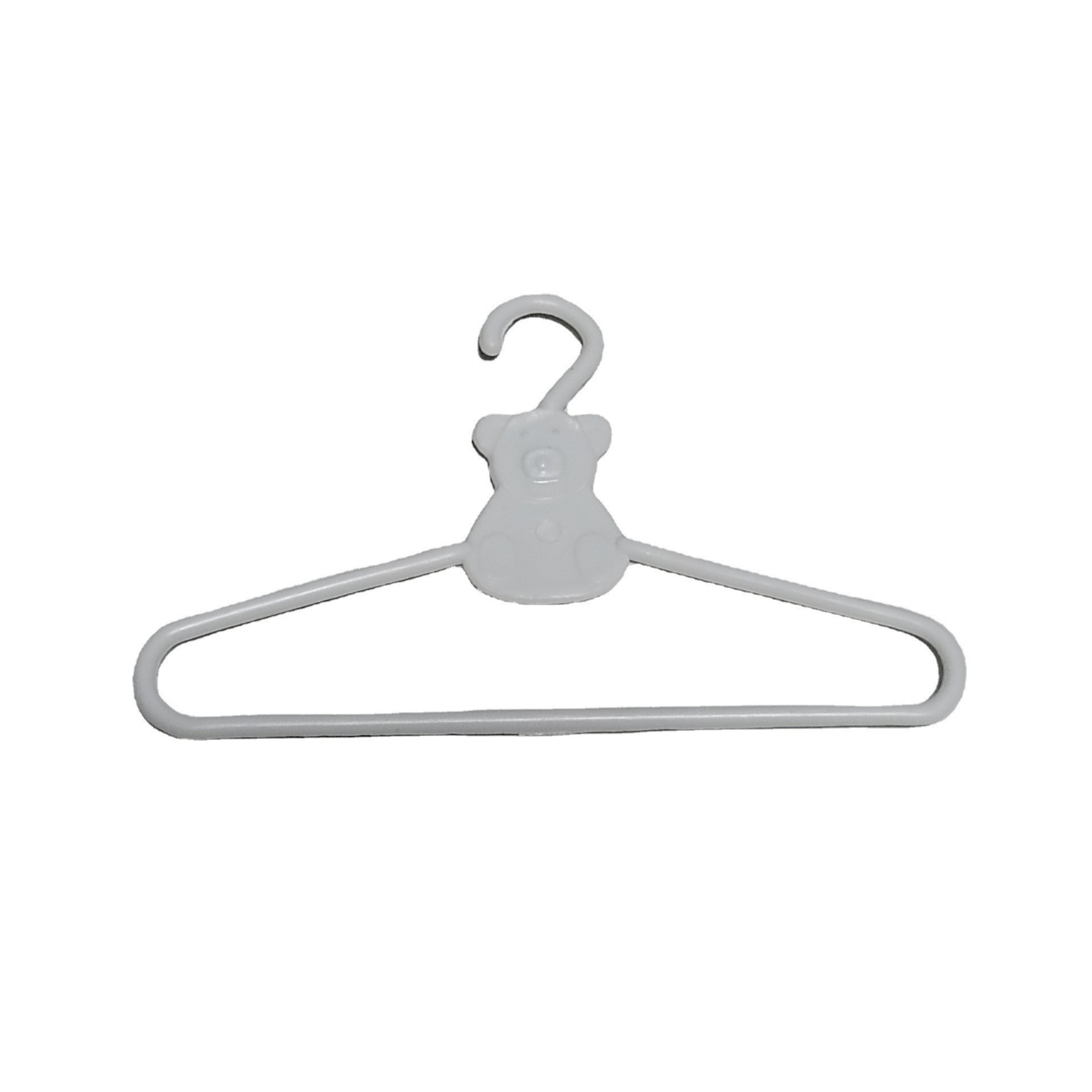 Plastic Small Clothes Hanger Barbie Costume Little Bear Christmas Clothes Display Hanger Mini Clothes Hanging Tricolor