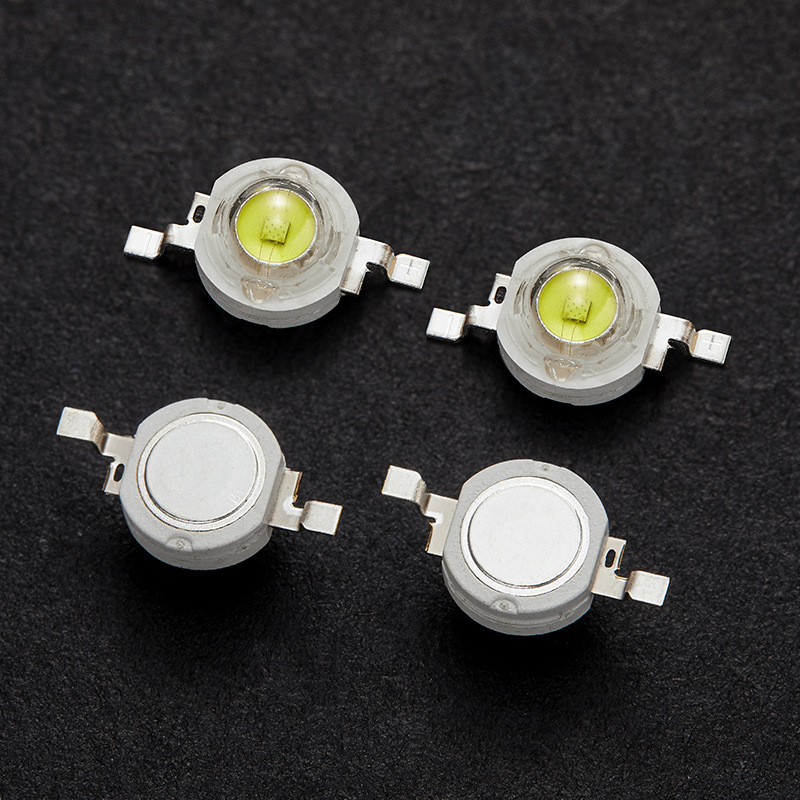 High-power 1W white light beads highlight 110-120lm imitation lumens 3W white light flashlight led patch lamp beads