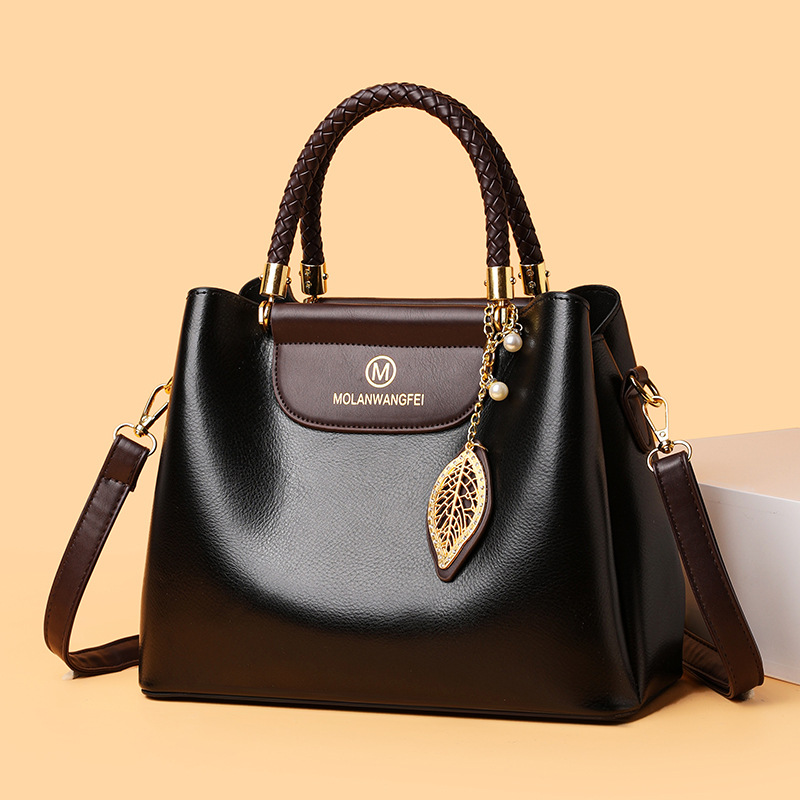 Легкая роскошная новая сумка-тоут 2025, модная, простая и элегантная, женская сумка большого объема, трендовая, универсальная