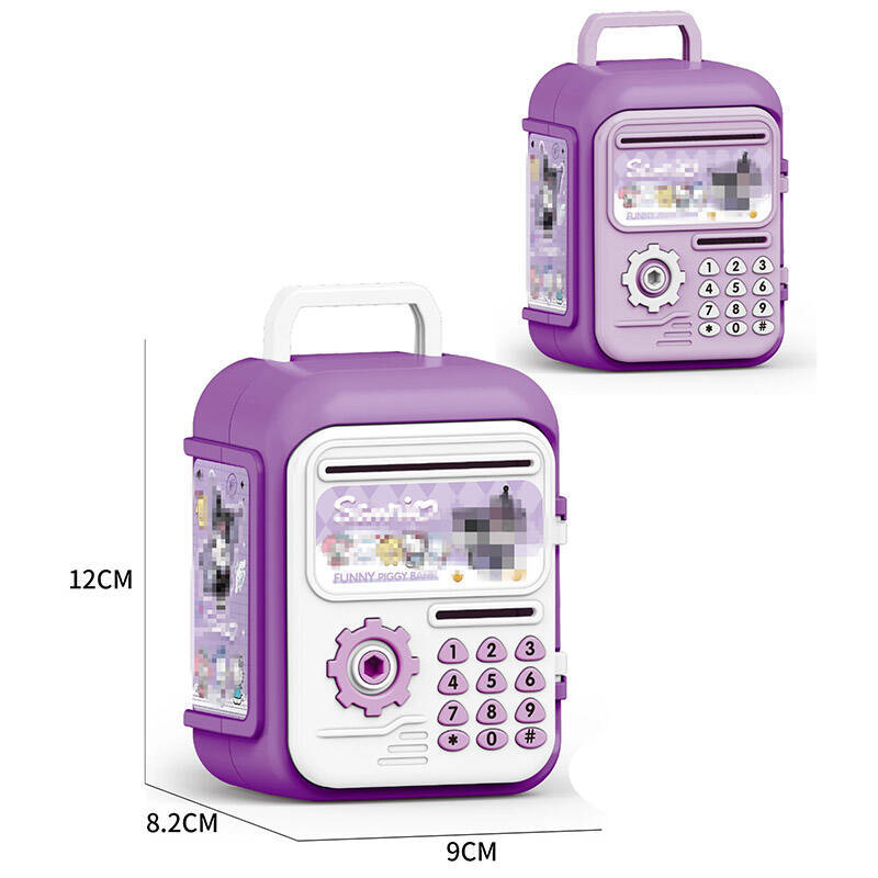 Children's Safe Savings Tank Password Box Piggy Bank ATM Machine Cartoon Deposit Machine Kabi Bala Toys Cross Border