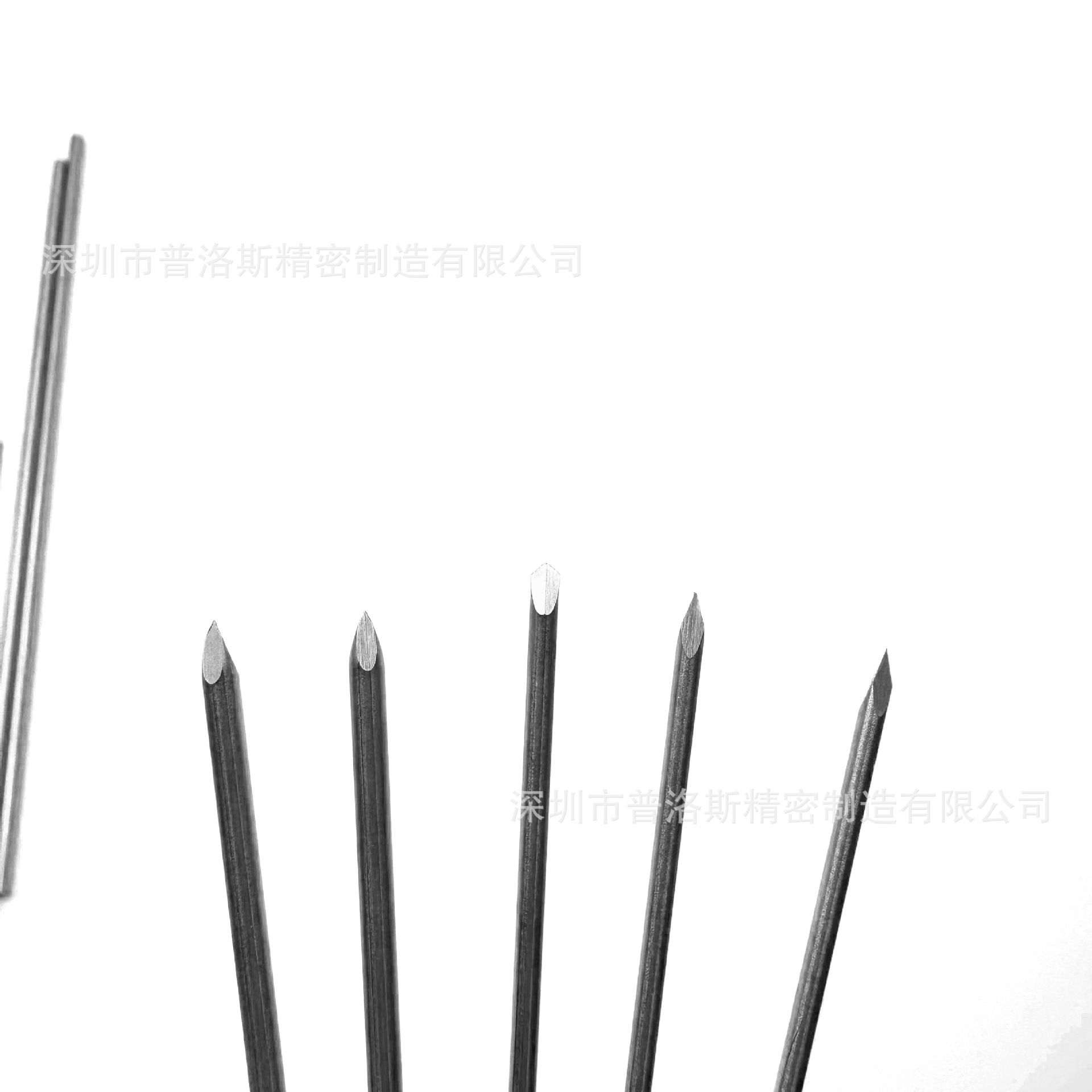 304 stainless steel solid needle processing guide needle flat knife scalpel open blade Mitsubishi needle four-blade needle to map custom