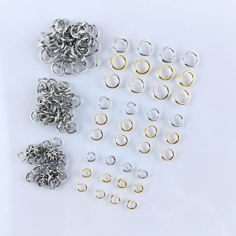 Open ring accessories DIY jewelry connection ring manual hanging ring iron connection ring pendant C ring open ring wholesale