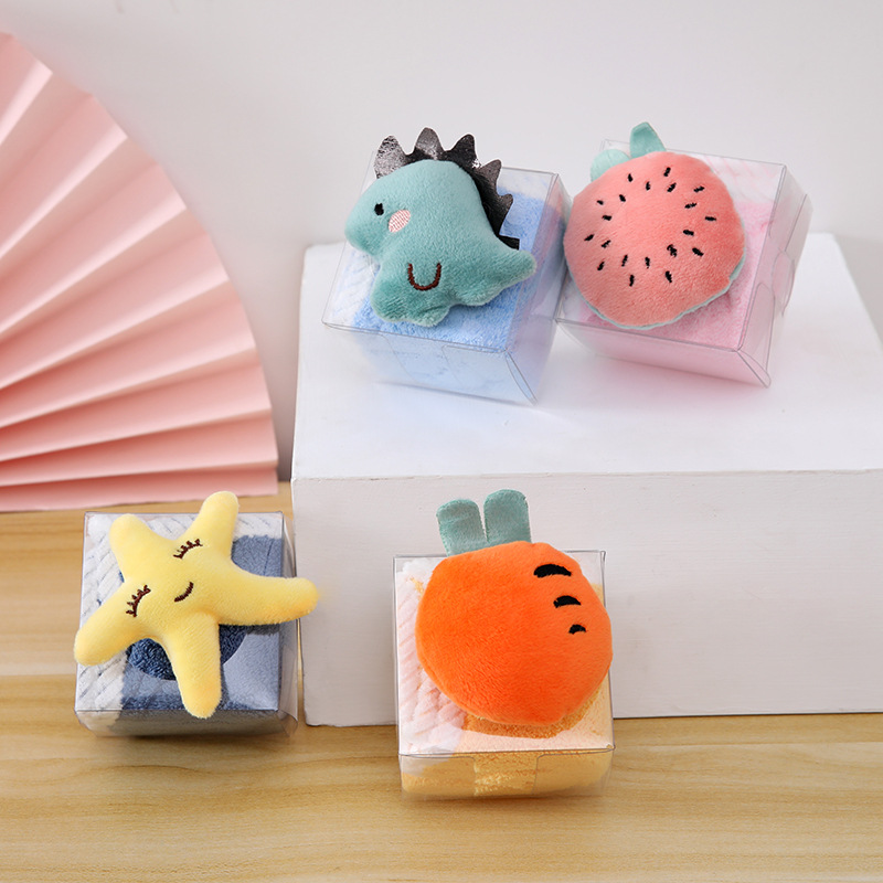 Мультяшное полотенце из кораллового велюра, квадратное, подарочное полотенце для свадьбы