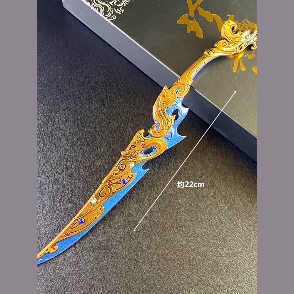 Модель оружия из игры Три королевства, сплав, Лю Бу Фан Тянь Цзянь, Цзилинь лук и стрелы, металлическая игрушка