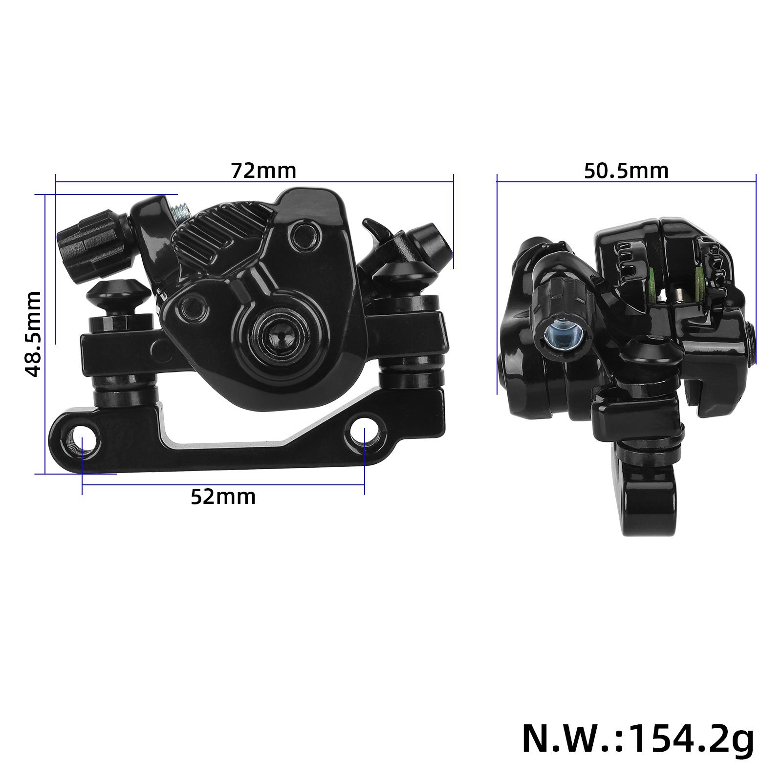 Suitable for Kukiring2Prog2Mx Front and Rear Disc Brakes, Mechanical Disc Brake Calipers, Brake Control Devices
