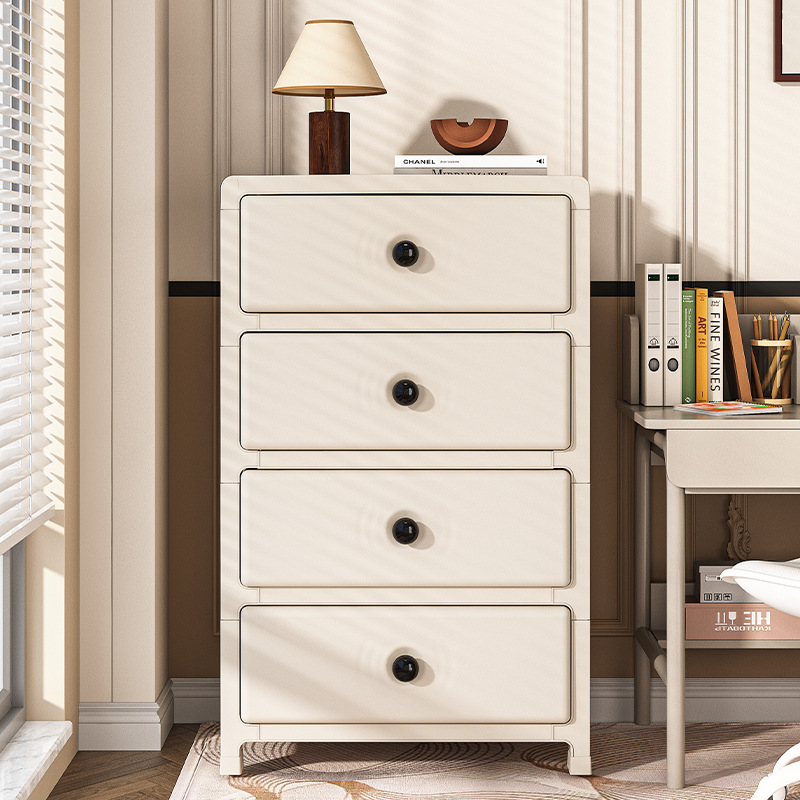 Latin American New Style Drawer-Type Bedside Table, Multi-Layer Storage Cabinet for Living Room, Five-Drawer Cabinet, Snack Storage Cabinet