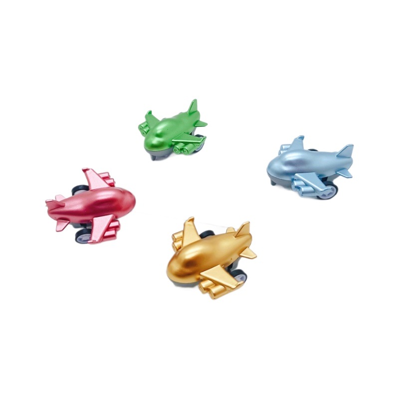 Small Toy Factory Mini Four Color Spray Paint Huili Small Plane Desktop Ornaments Model Gashapon Machine Table Small Gift