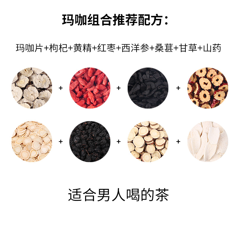 Origin direct Maca dried slices 2024 new Yunnan specialty Lijiang black Maca dried slices tea and wine dried fruit slices