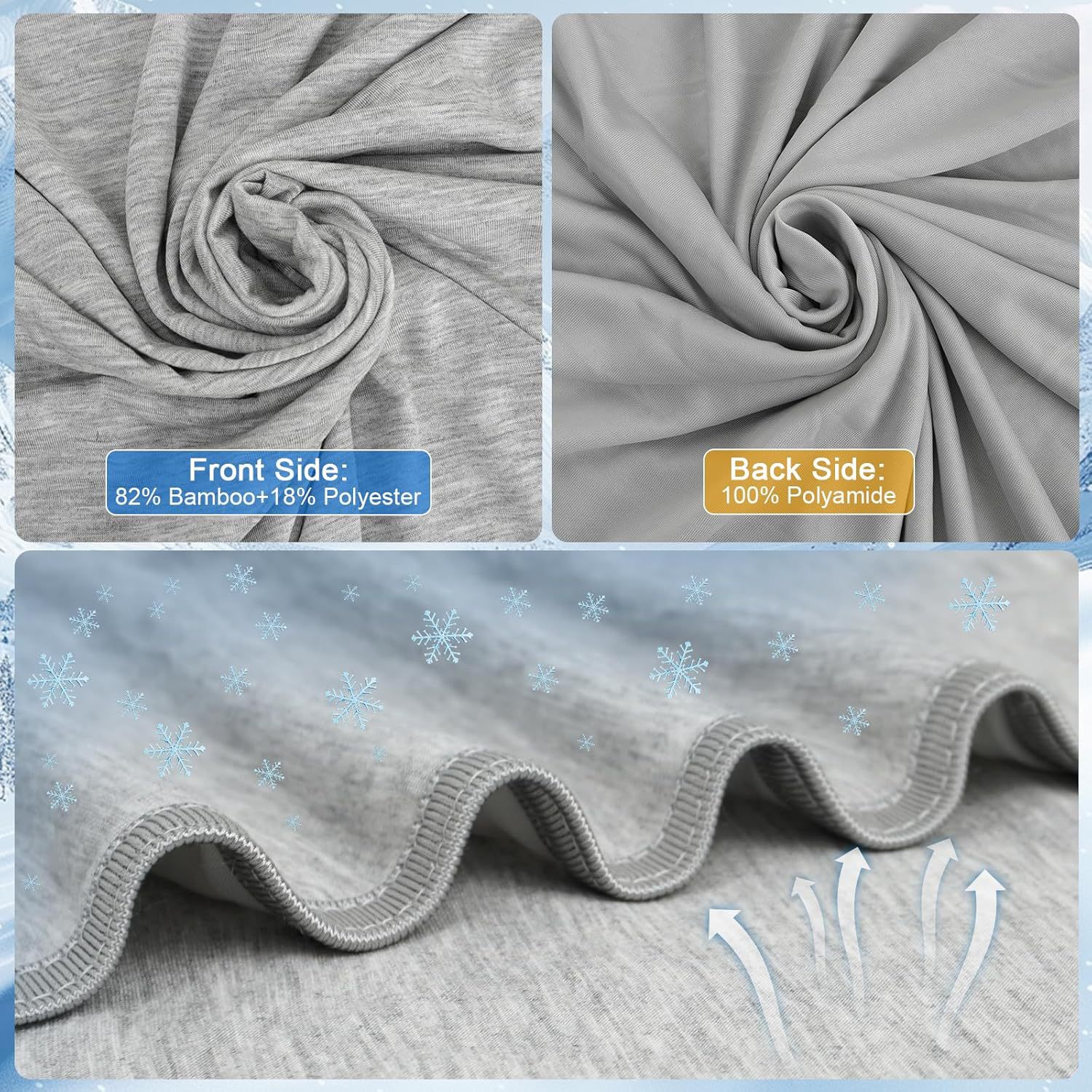 Amazon Cross-Border Bamboo Fiber Blanket Summer Cool Quilt Cold Blanket Washable Small Thin Quilt Coolingblanket