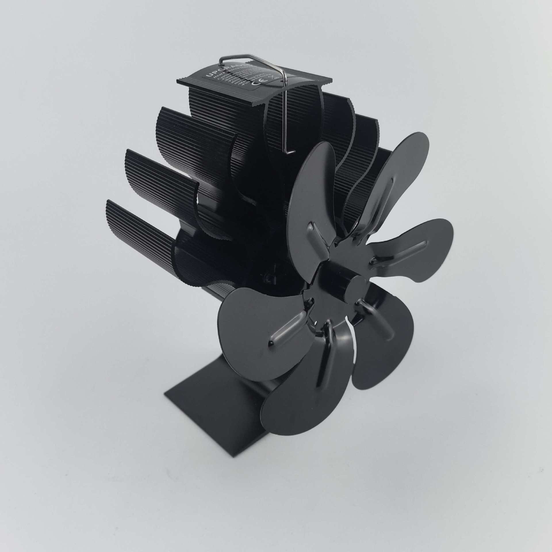 Каминный вентилятор для дровяной печи новая модель, вентилятор для камина, передача тепла, пяти- и шестилопастной вентилятор