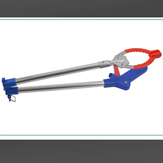 Cross-border special foldable garbage clip aluminum alloy sanitary tongs sanitation picker garbage tool picker long clip