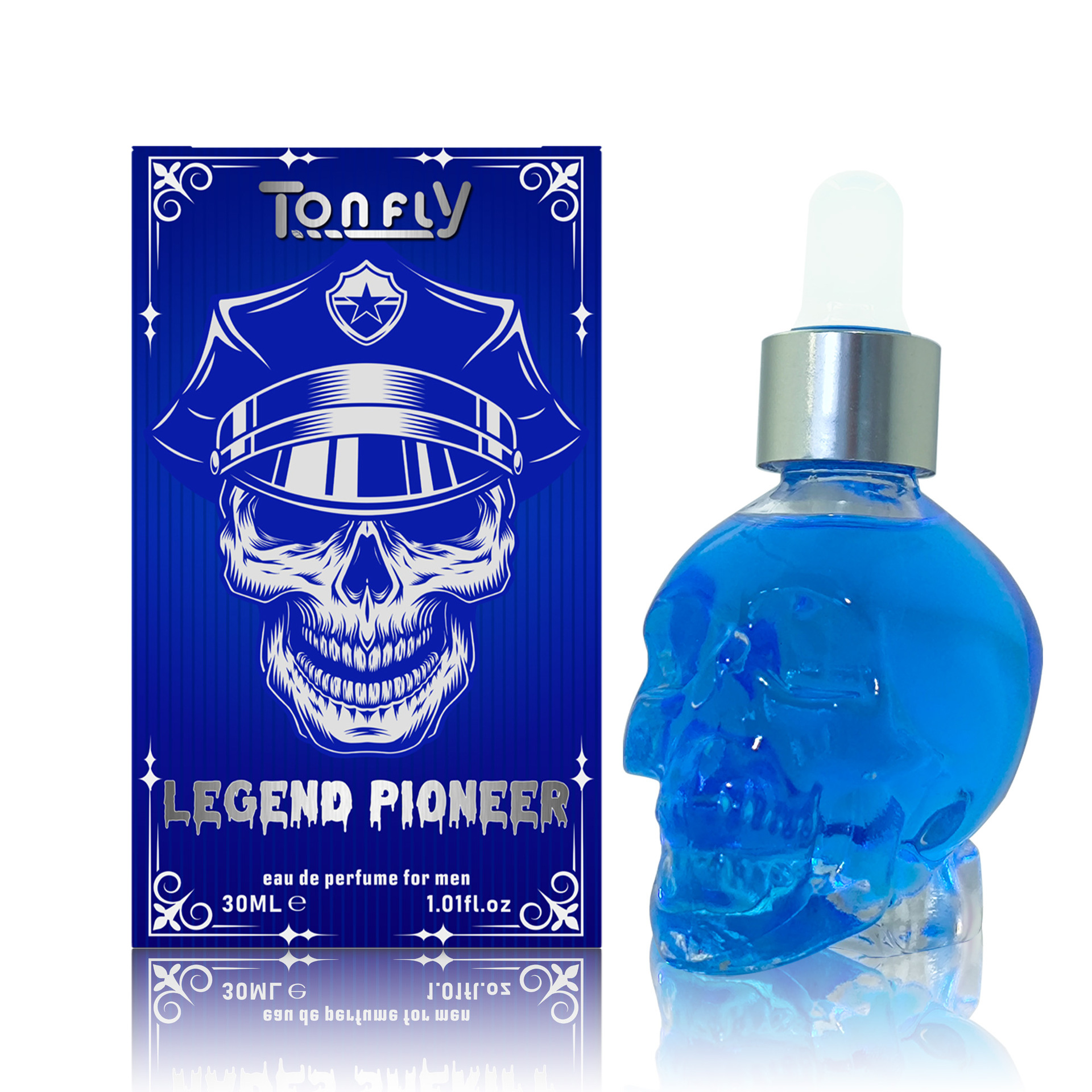 TONFLY men's skull perfume oil 30ml cologne lasting fragrance perfume cross-border wholesale