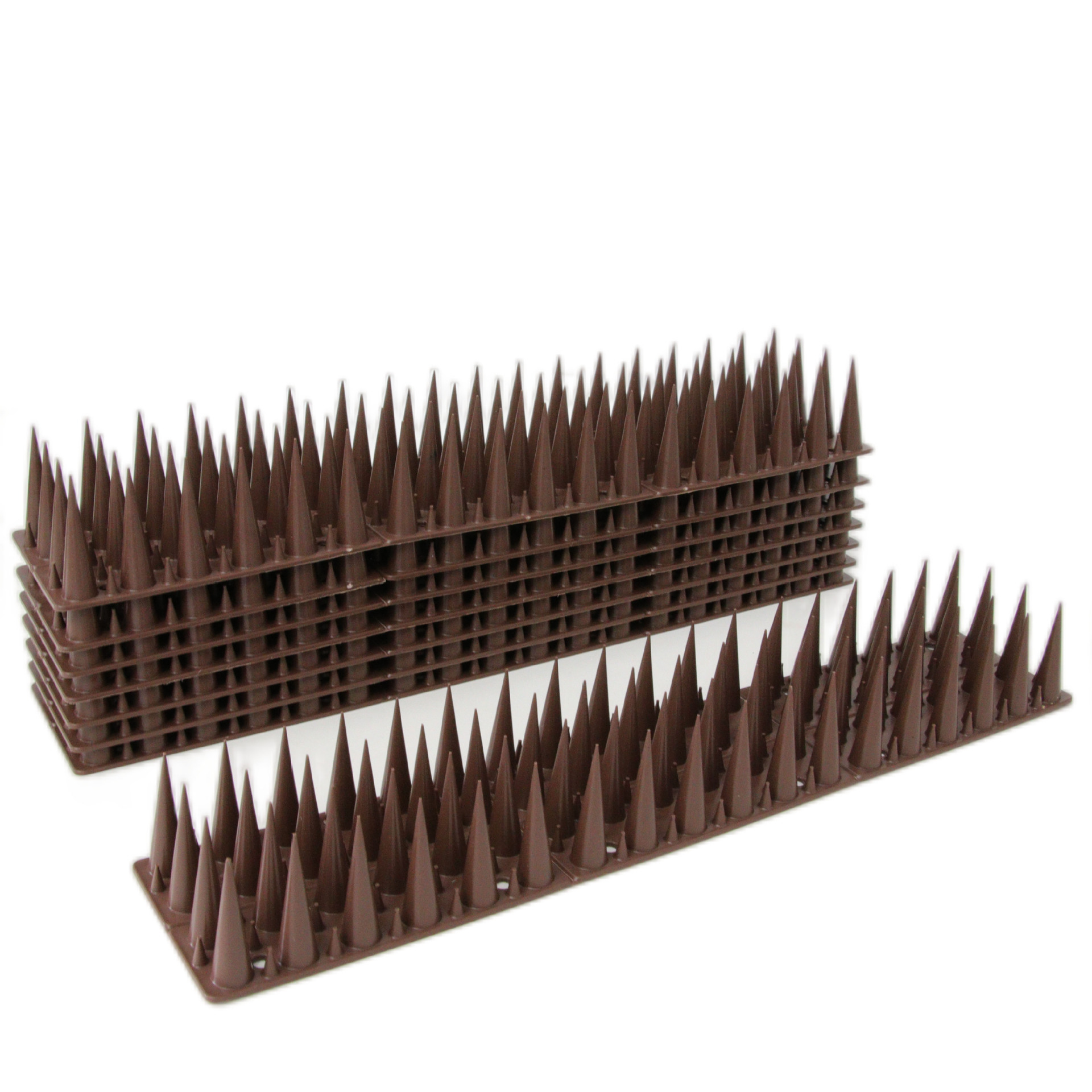30cm 4-Row Large and Small Spikes Amazon Plastic Anti-Bird Outdoor Roof Fence Installation Bird-Repelling Spikes Outdoor Anti-Bird