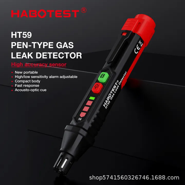 Детектор горючего газа HABOTEST HT59, сигнализация о утечке метана
