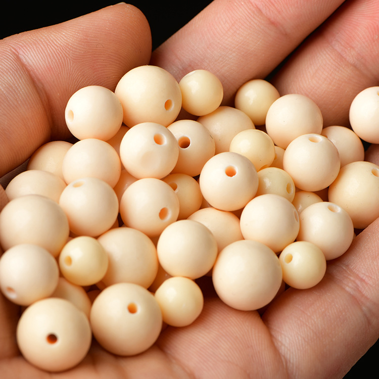 Ивори круглые бусины свободные бусины ручной работы DIY браслет из бусин браслет с бусинами аксессуары для рук