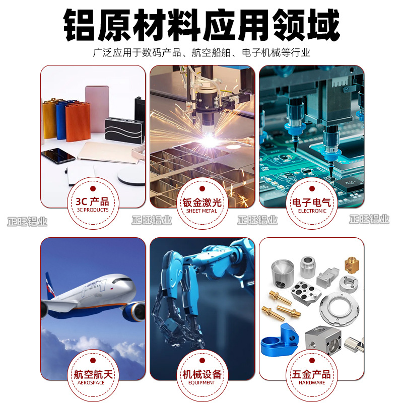 Dongguan Customizes 5052 Aluminum Thin Sheets and Alloy Aluminum Sheets with Thicknesses of 0.3-6.5mm, Supporting Film Application and Cutting