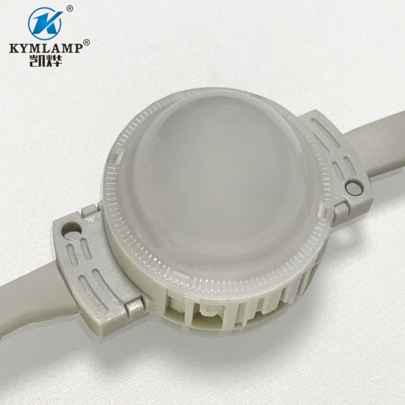 5cm Point Light Source Full-Color Running Light Landscape Courtyard Solar Neon Light Christmas Holiday Atmosphere Light Strip Lighting