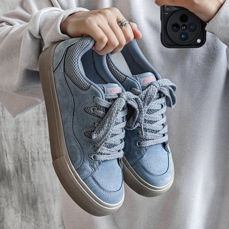 Vasibaen мужские туфли черные канвасовые туфли национального модного бренда 2024 Новые весенние и осенние модные туфли повседневные кроссовки