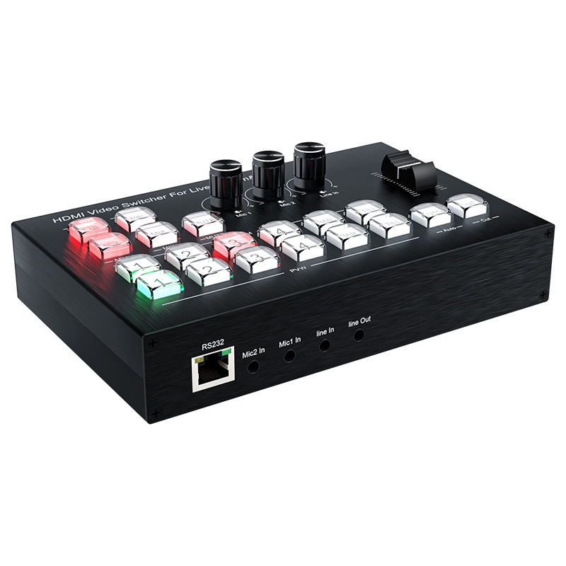 Tongwei Td600 Hd Hdmi/Sdi Director's Switcher Four-Position Direct Recording and Streaming Push Streaming Acquisition All-In-One Machine
