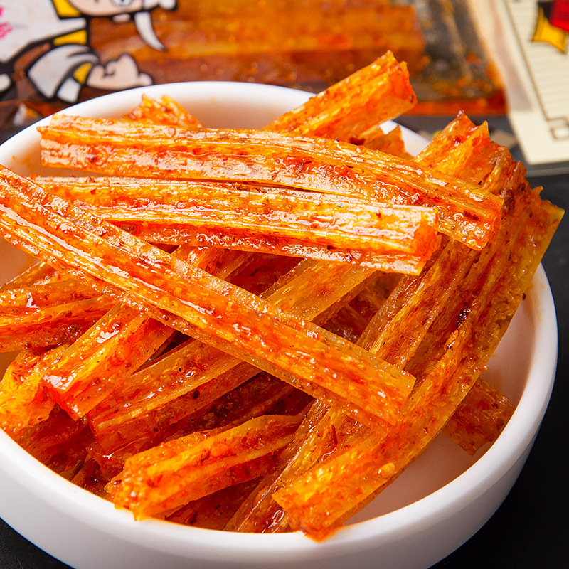 Feiwang Spicy Spicy Spicy Dried Potato Mixed Dried Roasted Oatmeal Bean Skin Childhood Nostalgic Snacks for Greedy Leisure Snacks