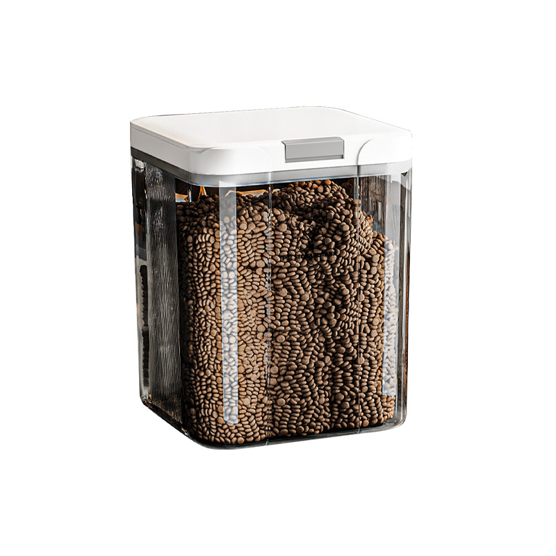 Cat Food Storage Tank Pet Food Sealed Bucket Pet Food Drying Storage Bucket Moisture-Proof and Dust-Proof Storage Bucket