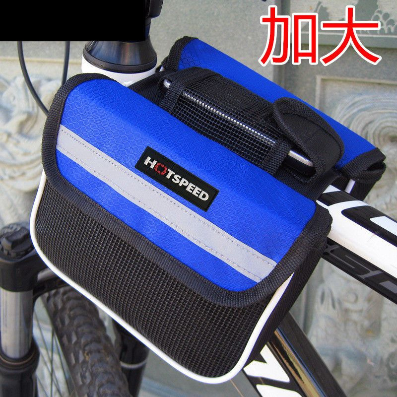 Bicycle Bag Front Beam Mountain Bike Hanging Bag Mobile Phone Bag Upper Tube Waterproof Saddle Bag Cycling Equipment Accessories Amazon