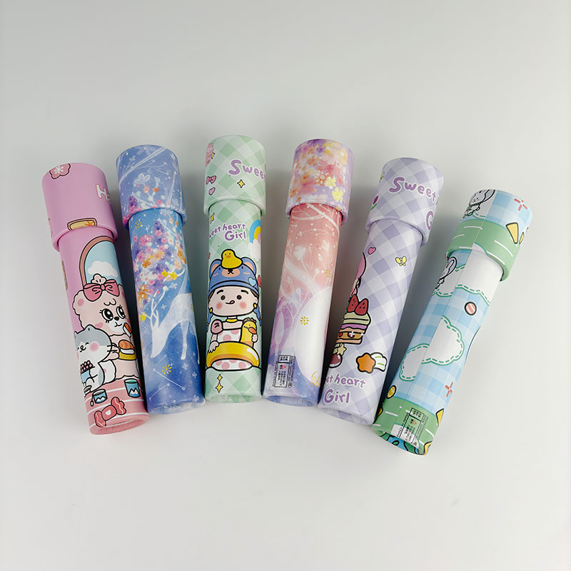 Large Cartoon Kaleidoscope Nostalgic Kidsren's Science Experiment Early Education Educational Toys Street Stall Gifts Cross-Border Variety