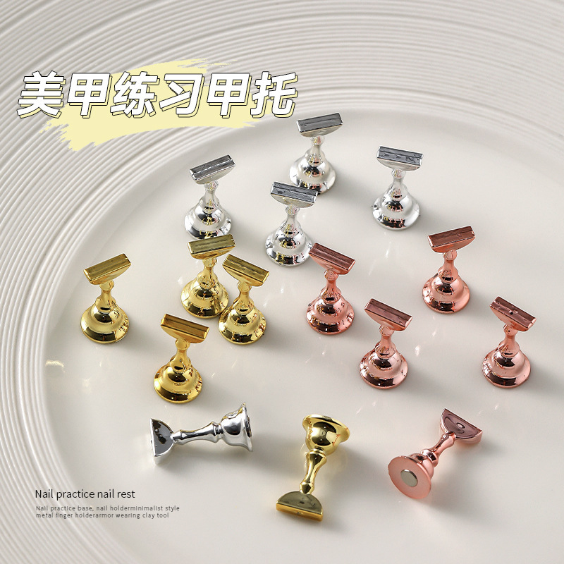 Nail art trumpet chess piece nail care Japanese series ice through magic color nail bracket transparent with magnet nail art tools wholesale