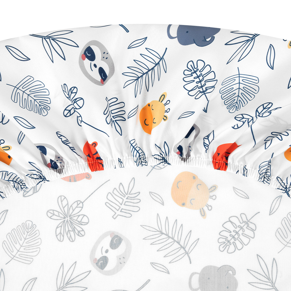 Customized Children's Bed Covers in Bulk, Amazon Jungle Design, North American Crib Sheets, Baby Bedding for Boys and Girls