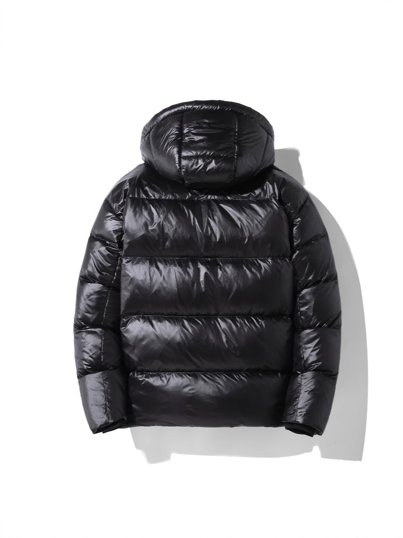 2023 Hot New Black Gold Oversized Fashion Warm Thickened Jacket Men's Hooded 150kg